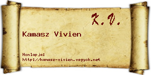 Kamasz Vivien névjegykártya